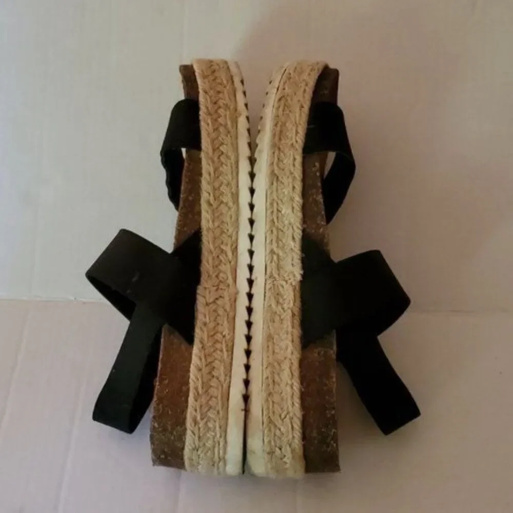 Steve Madden Espadrille Platform Sandals Shoes CYBELL Women's WOMAN'S Size 7 ½